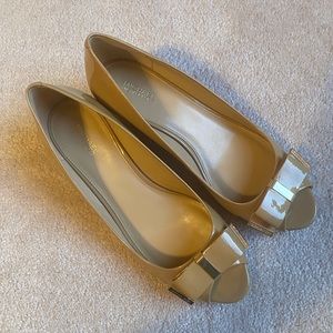 Michael Kors shoes - peep-toe wedge here professional/business casual nude tan